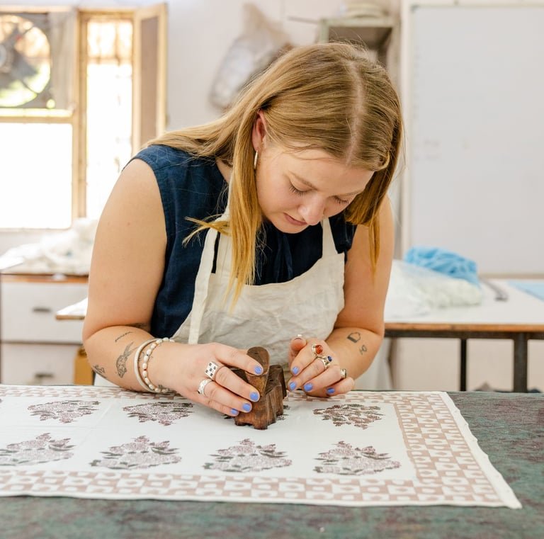 Jaipur Block Printing Workshop with Master Artisans