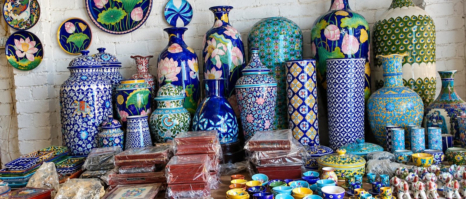 Hands-on Blue Pottery of Jaipur Experience - Paint Your Own Story