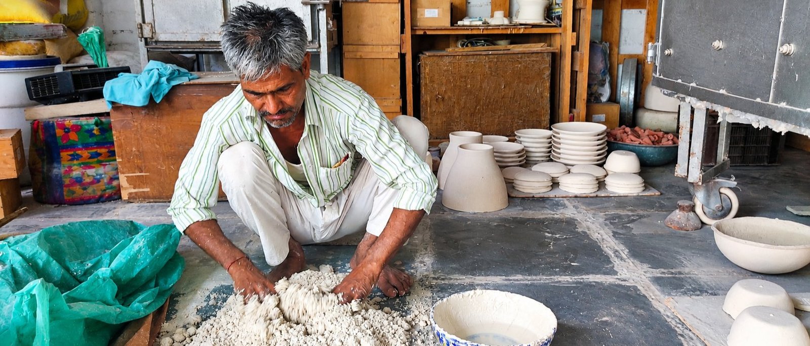 Hands-on Blue Pottery of Jaipur Experience - Paint Your Own Story