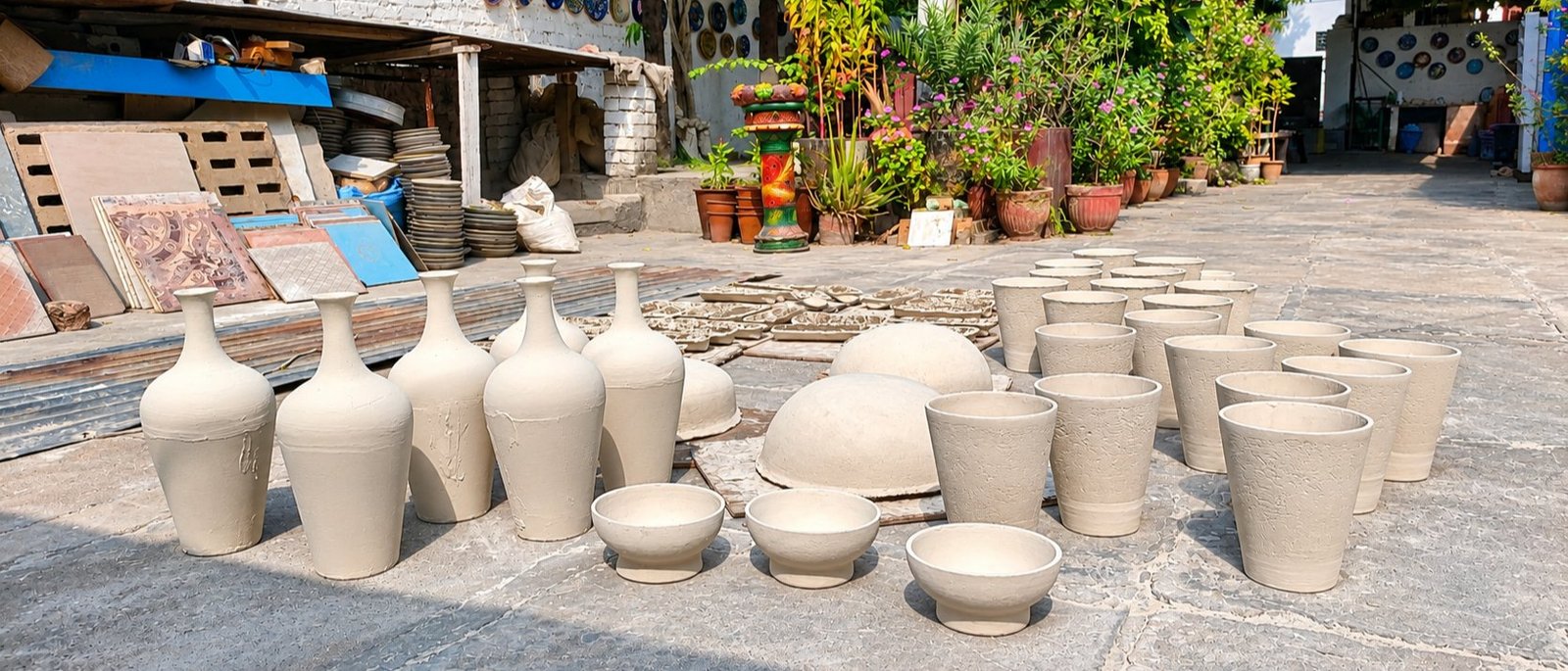 Hands-on Blue Pottery of Jaipur Experience - Paint Your Own Story